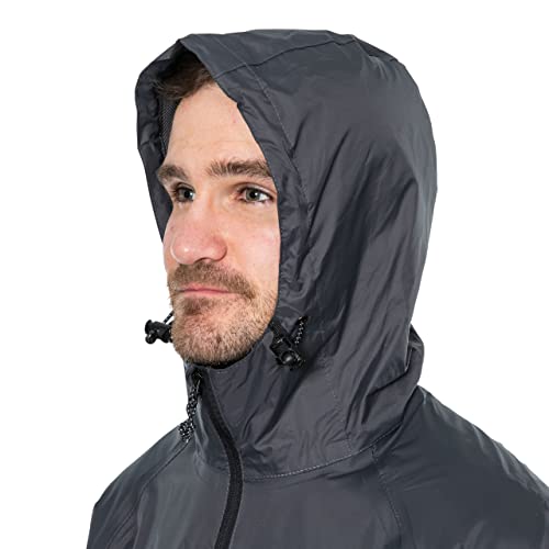 Thumbnail 7 de Trespass Unisex Waterproof Packaway Jacket Qikpac Flint – Size L