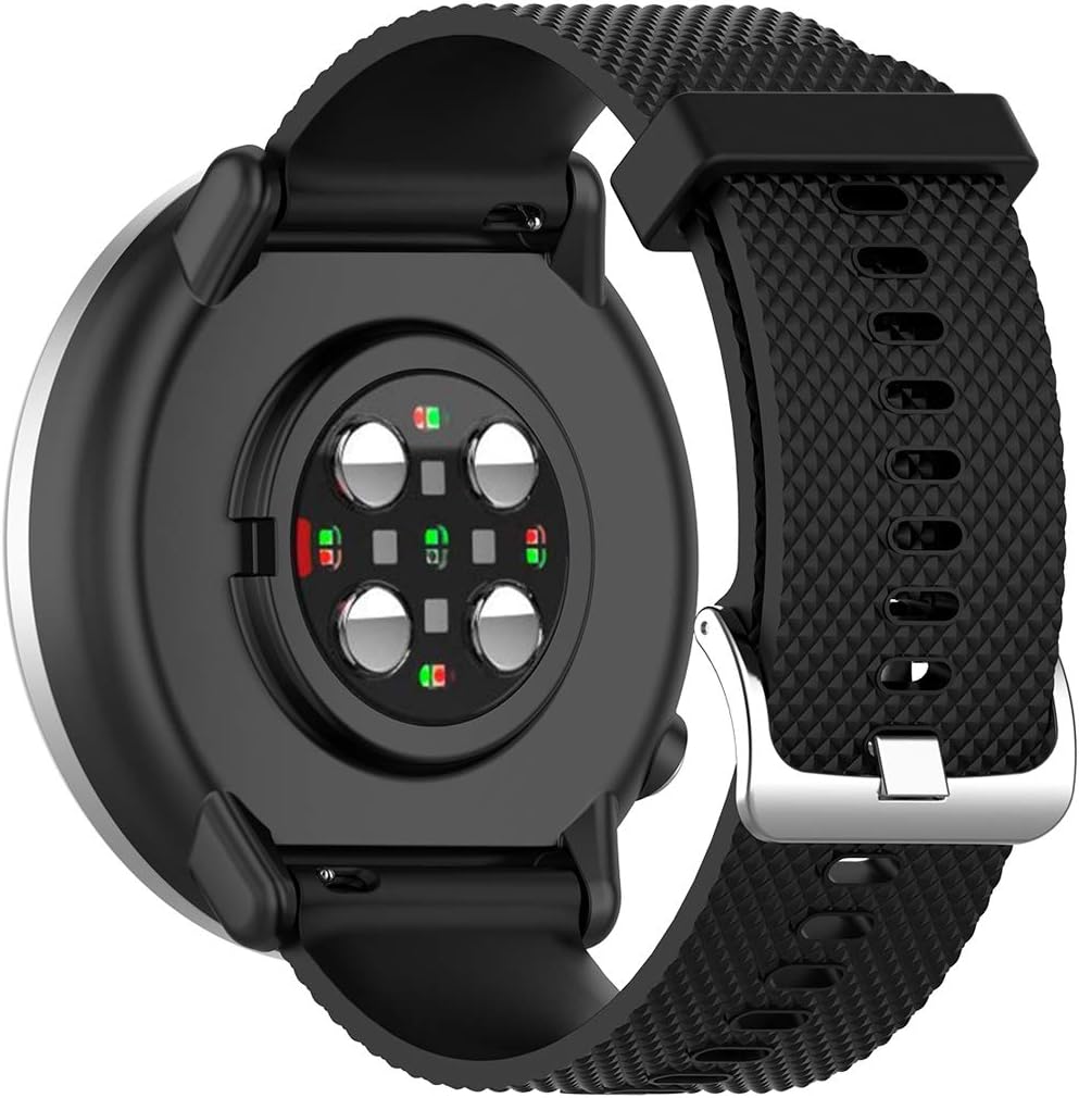 Detalle de AWADUO 20mm Silicone Replacement Band for POLAR IGNITE and Garmin Vivoactive 3