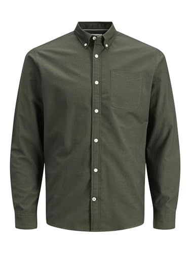 Jack & Jones Jjeoxford Shirt L/S Camisa hombre XL