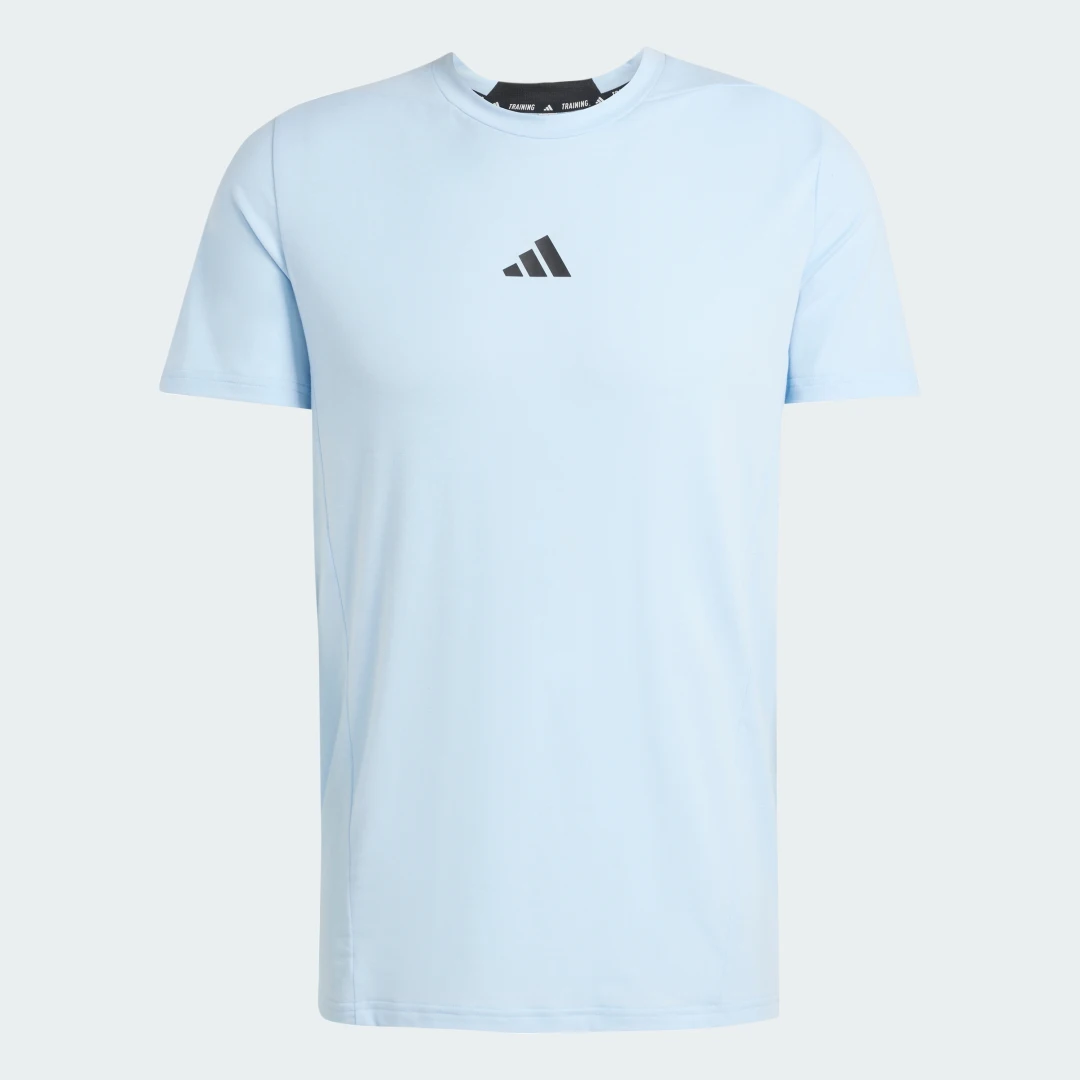 Detalle 2 de Camiseta Designed for Training Workout de Adidas — Azul
