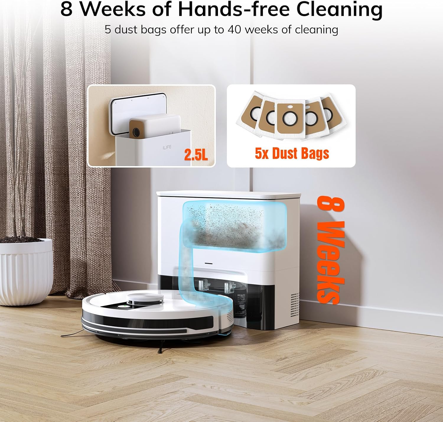 Detalle 1 de ILIFE A12 Pro Robot Vacuum and Mop
