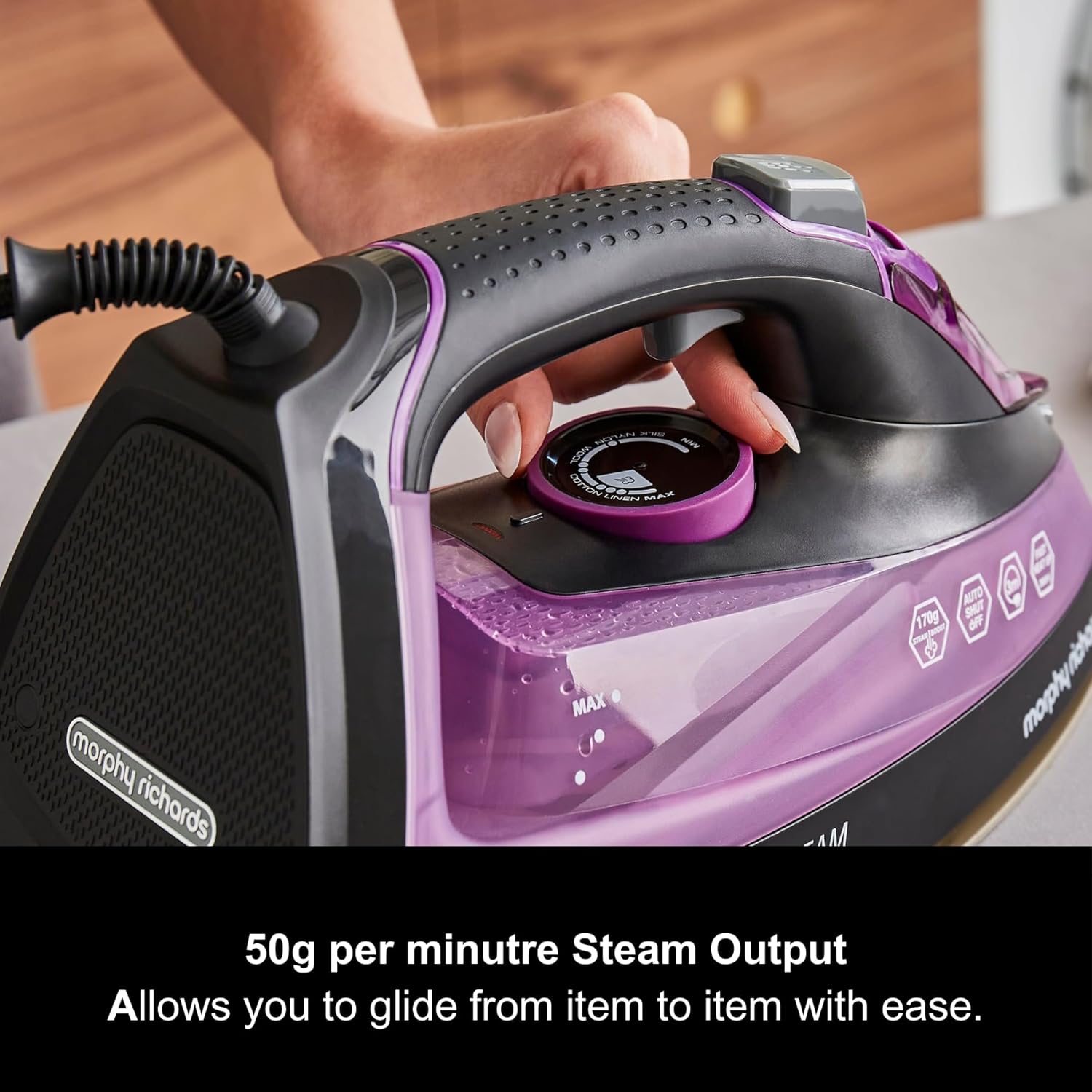 Thumbnail 6 de Morphy Richards Turbosteam Steam Iron 2800W