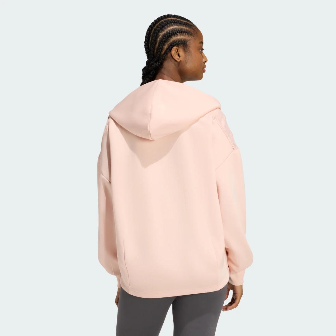 Detalle 2 de SUDADERA CON CAPUCHA FUTURE ICONS 3 STRIPES de Adidas: revisión práctica