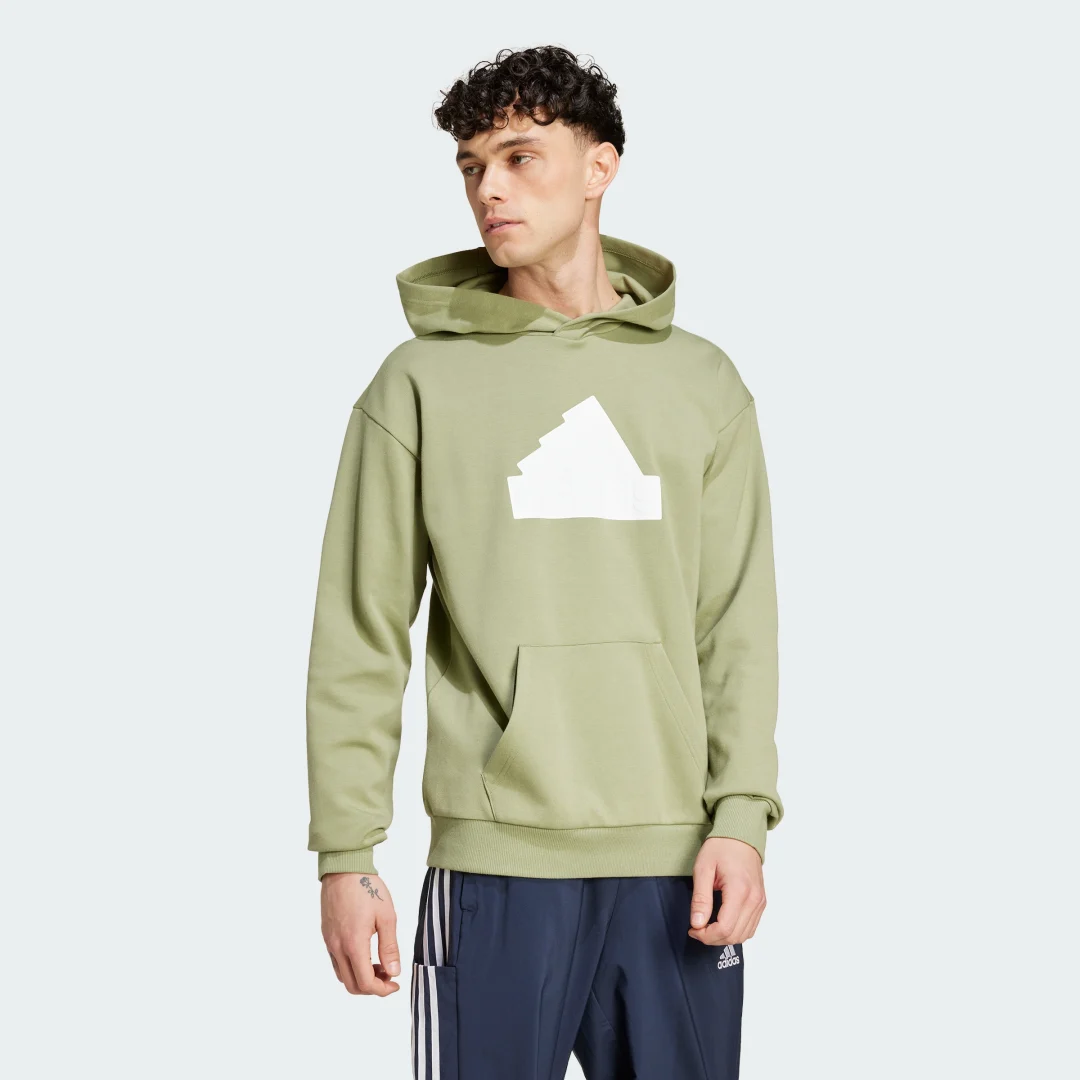 Thumbnail 2 de Sudadera con capucha Future Icons Badge of Sport de Adidas — verde