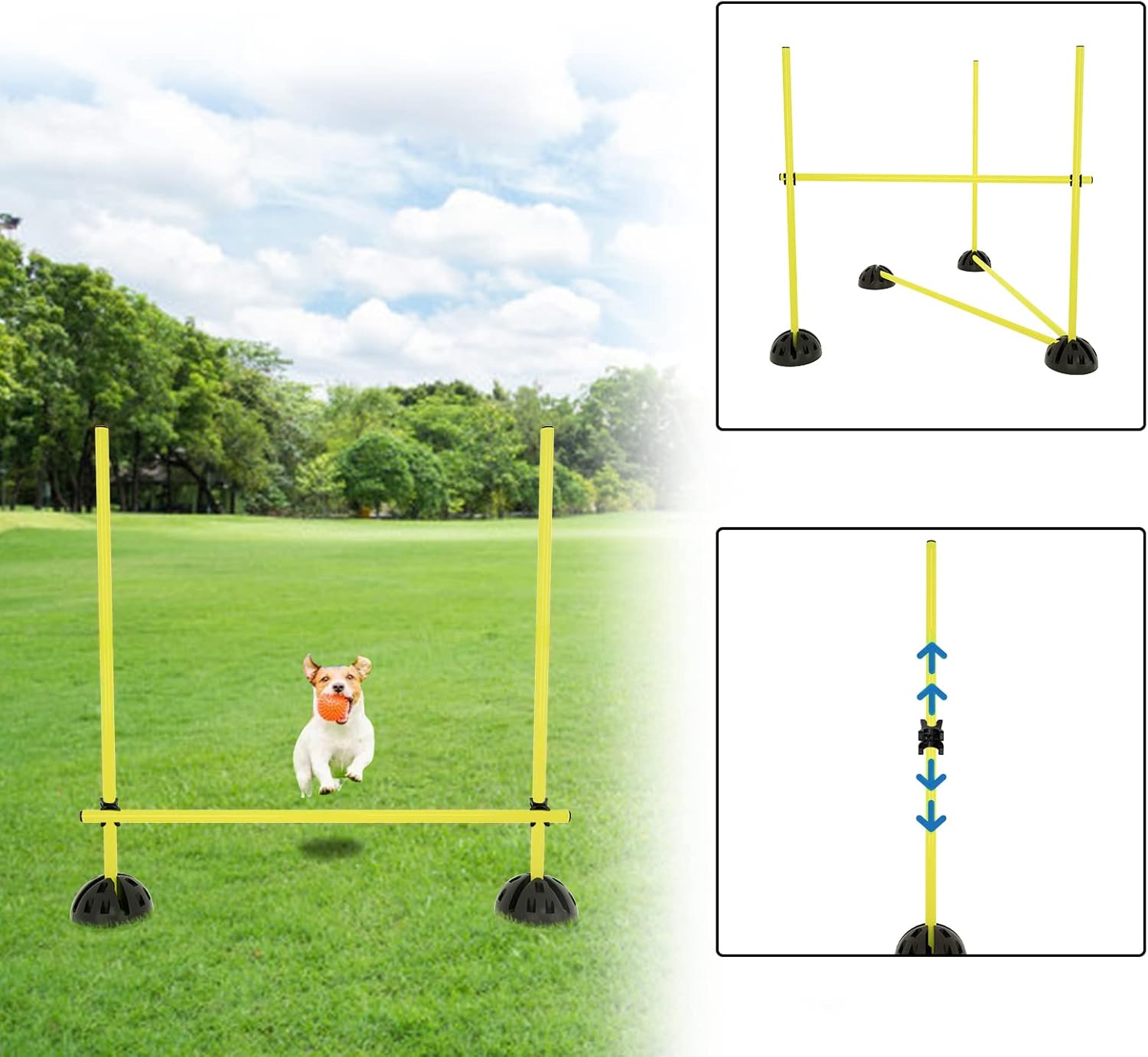 Thumbnail 2 de LZQ Sprungstangen-Set Agility Hürdenset – Trainingsstangen für Sprungkraft, Dribbling und Beweglichkeit