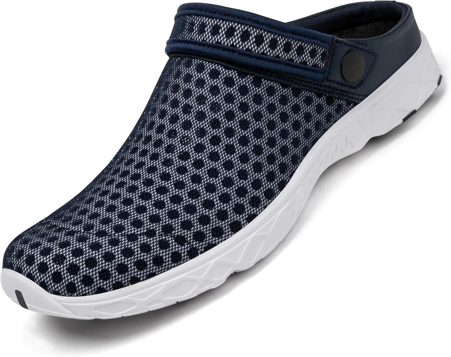 Detalle de SAGUARO Unisex Clogs für den Sommer – leichte Hausschuhe/Gartenschuhe in Deep Blau