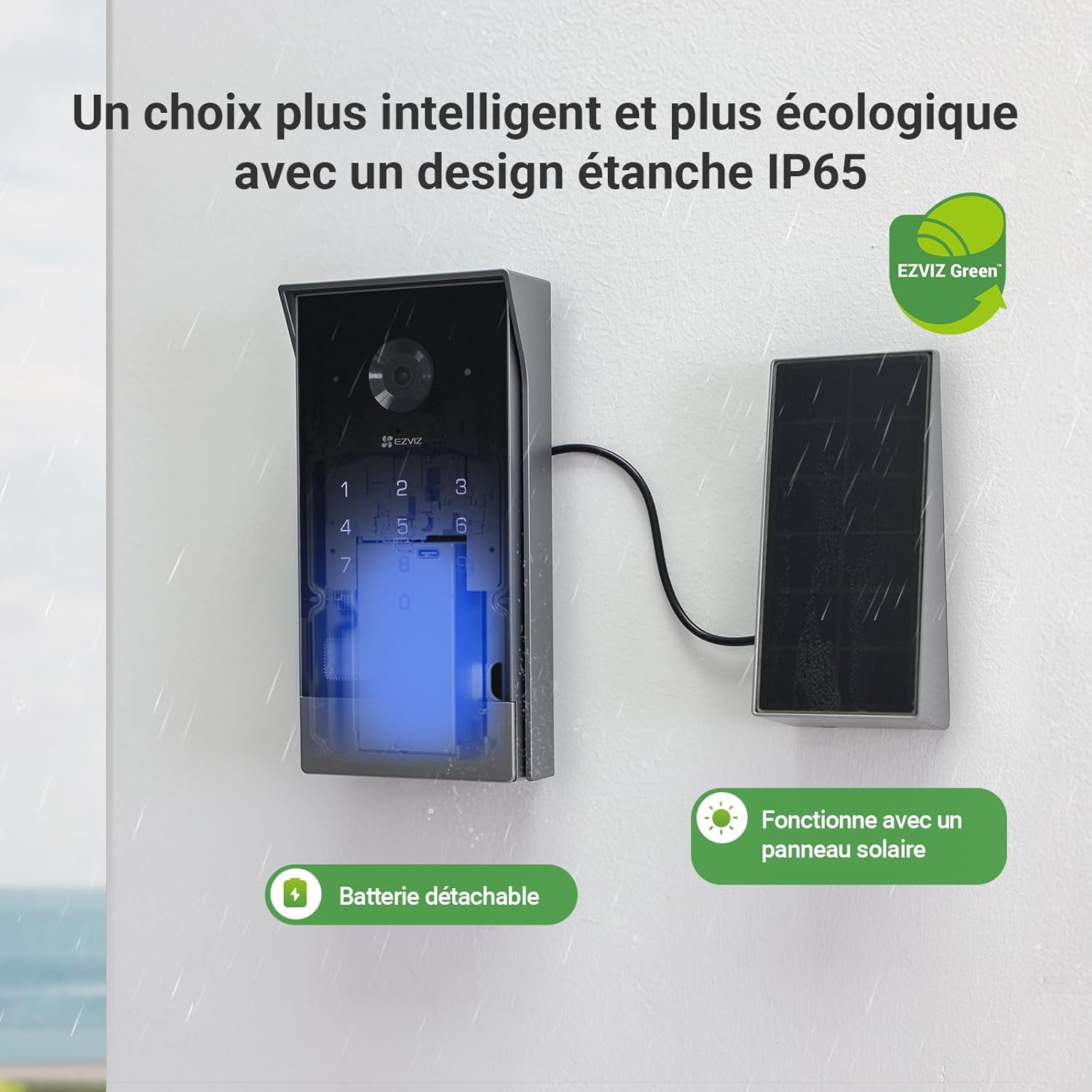 Detalle 1 de EZVIZ EP7 Interphone Vidéo 2K sans Fil
