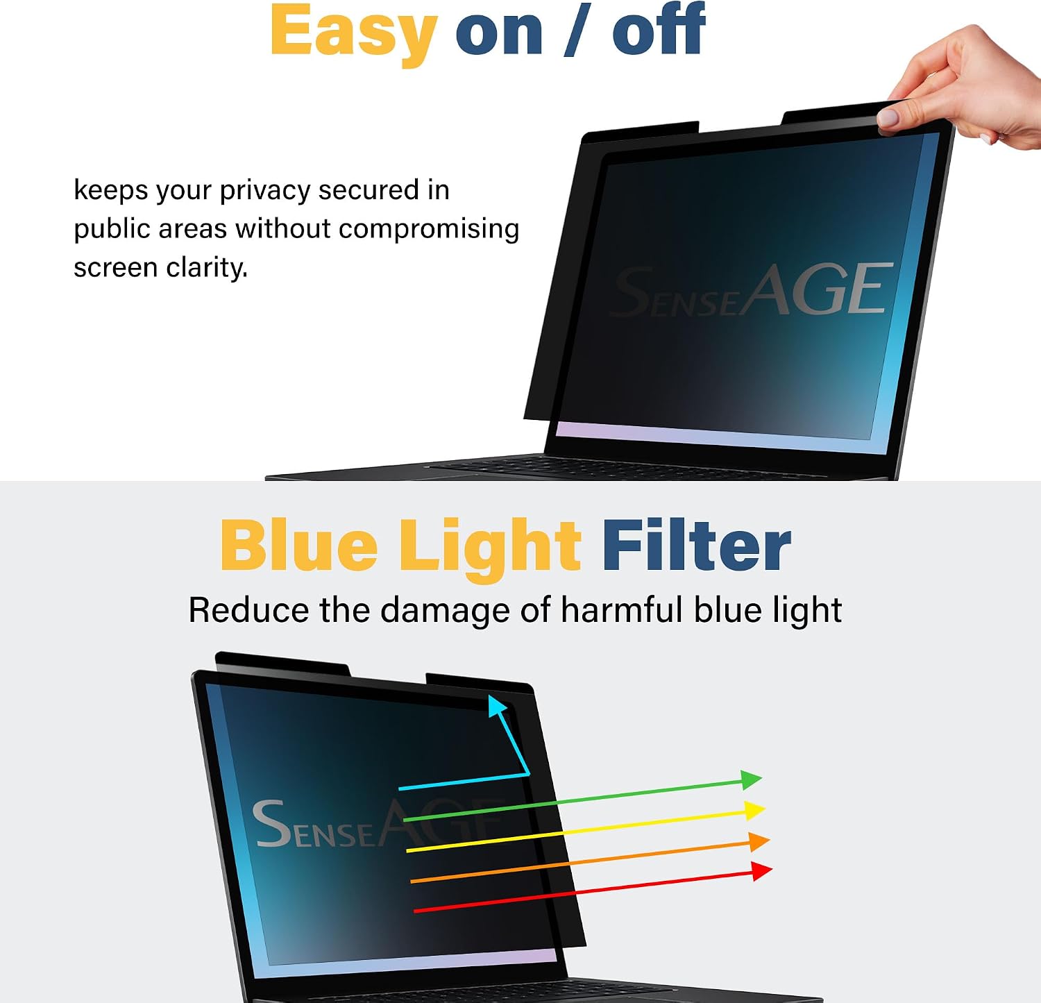 Detalle 1 de SenseAGE Privacy Screen 13,5 Zoll für Surface