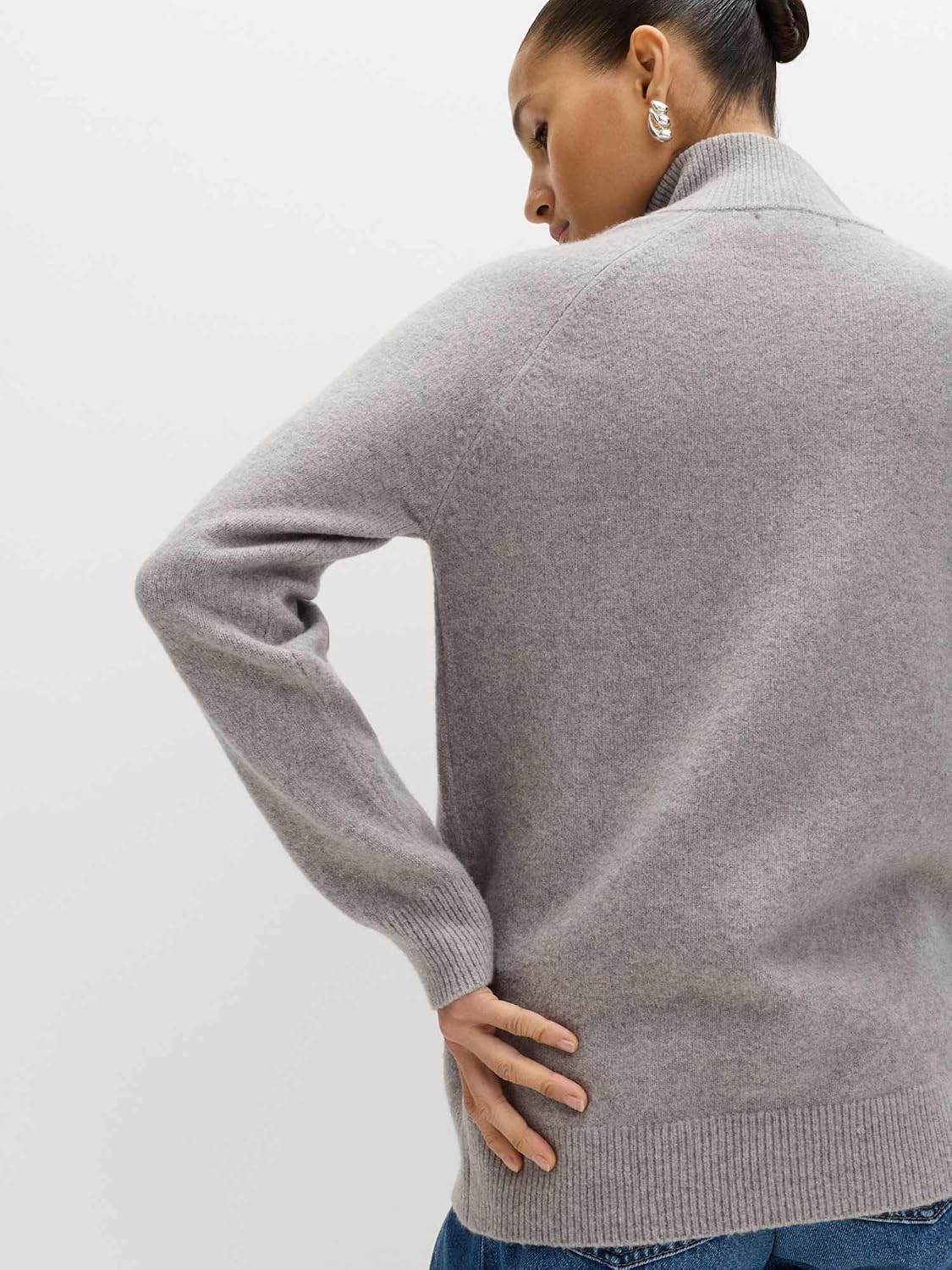 Thumbnail 4 de Marks & Spencer damestrui met asymmetrische rits, trechterhals en stretch