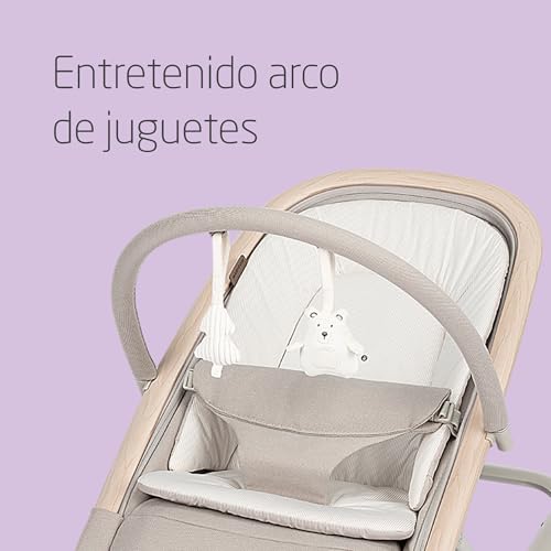 Thumbnail 5 de Maxi-Cosi Kori: Hamaca 2 en 1 para bebé (0–15 kg) con arco de juegos y tela 100% reciclada