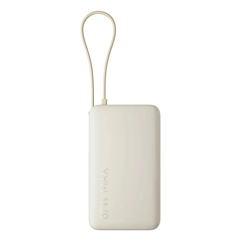 Detalle de Estación de energía Xiaomi 67W Power Bank 10000 mAh: carga rápida y cable integrado para movilidad diaria