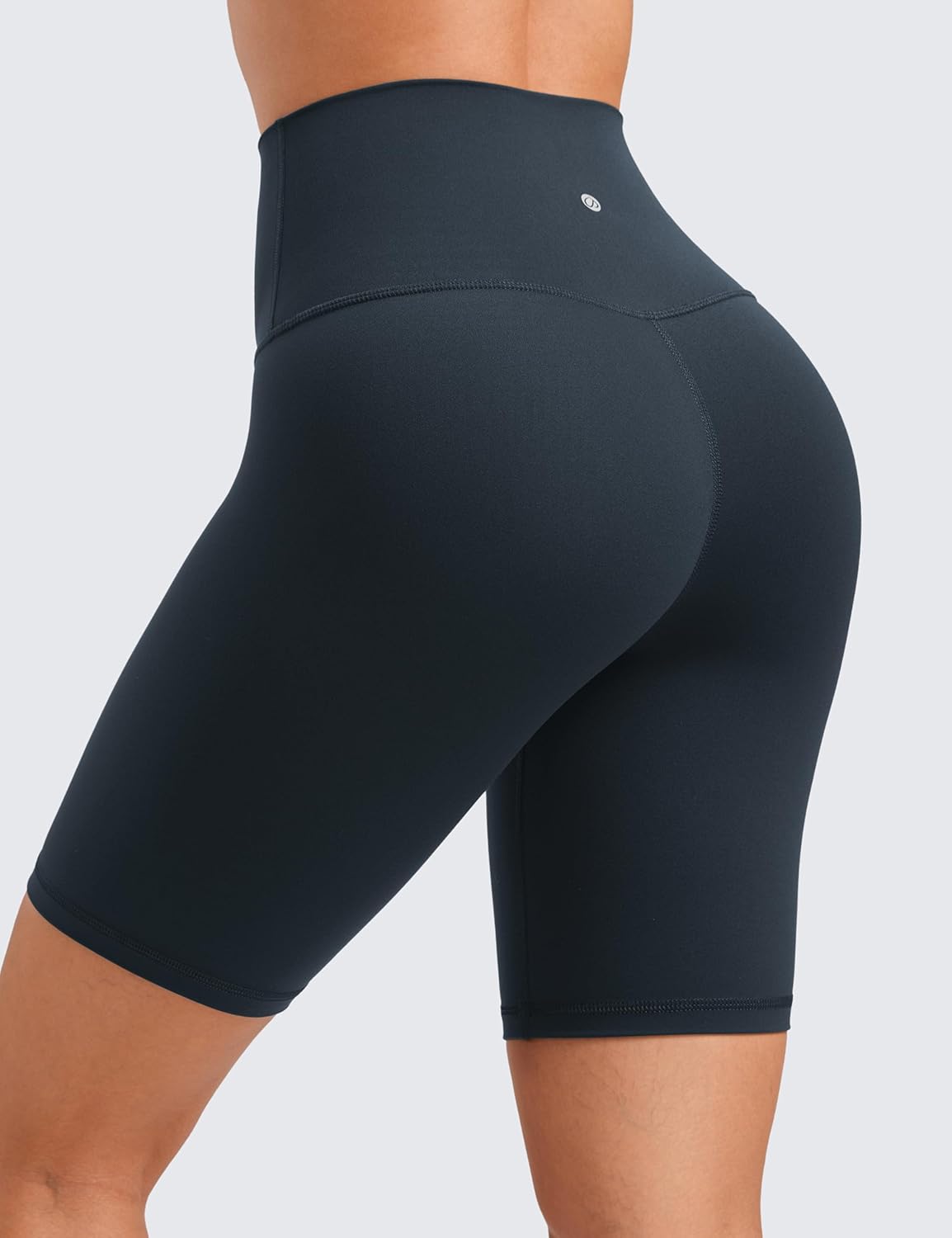 Detalle de CRZ YOGA Butterluxe High-Waisted Shorts: 2.5–8 inch Inseams for Yoga, Running and Lounging