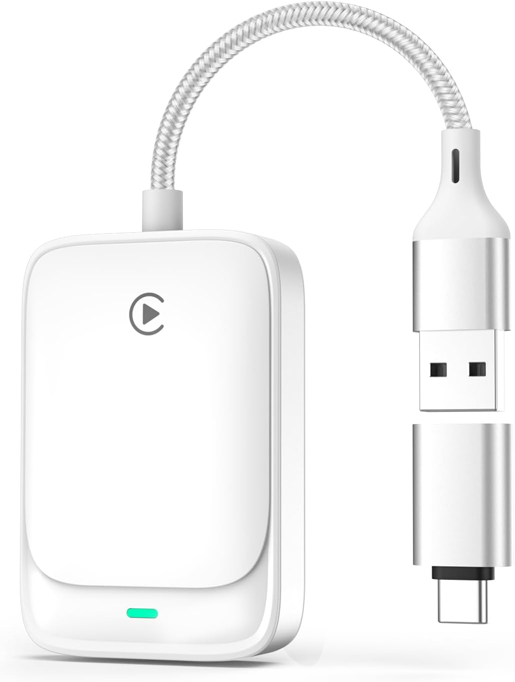 Detalle de MoKo CarPlay Wireless Adapter – kabelloses CarPlay für iPhone, 5,8 GHz WiFi, Bluetooth 5.3, Plug&Play