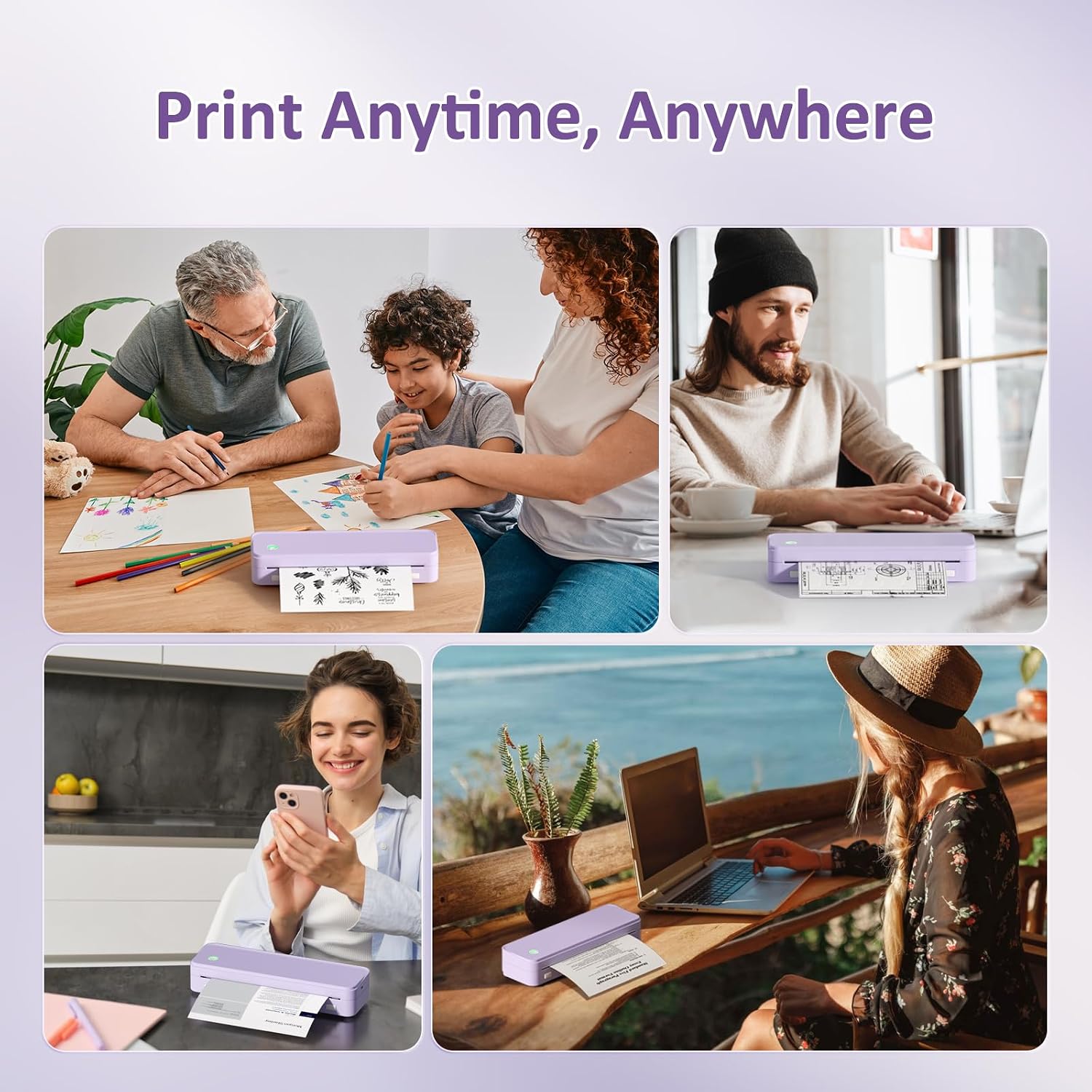 Thumbnail 6 de Gloryang Inkless Portable Printer US Letter 8.5×11 🖨
