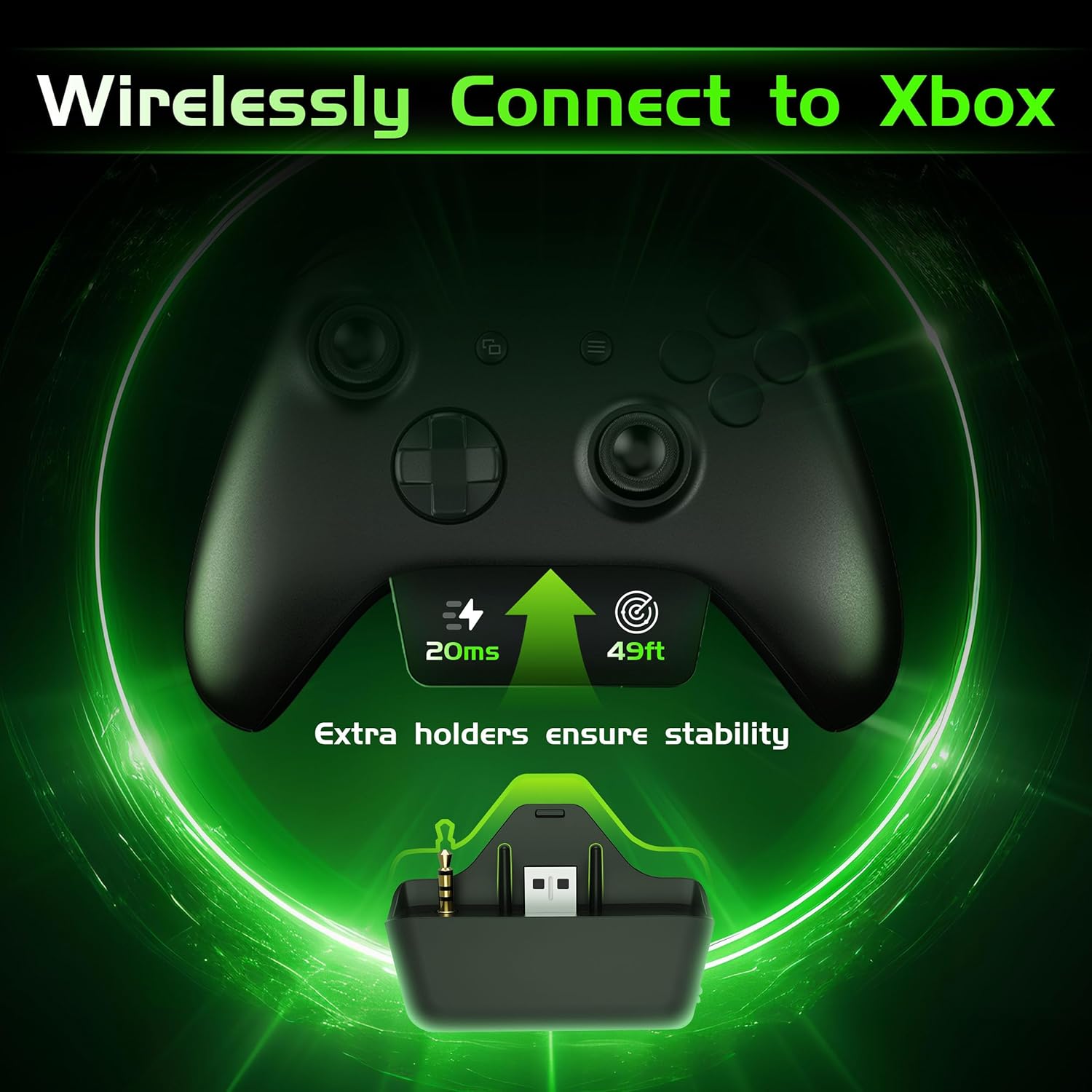 Thumbnail 1 de Gvyugke Xbox Headset with Flip-to-Mute Mic – Wireless gaming headset for Xbox, PS, PC & mobile