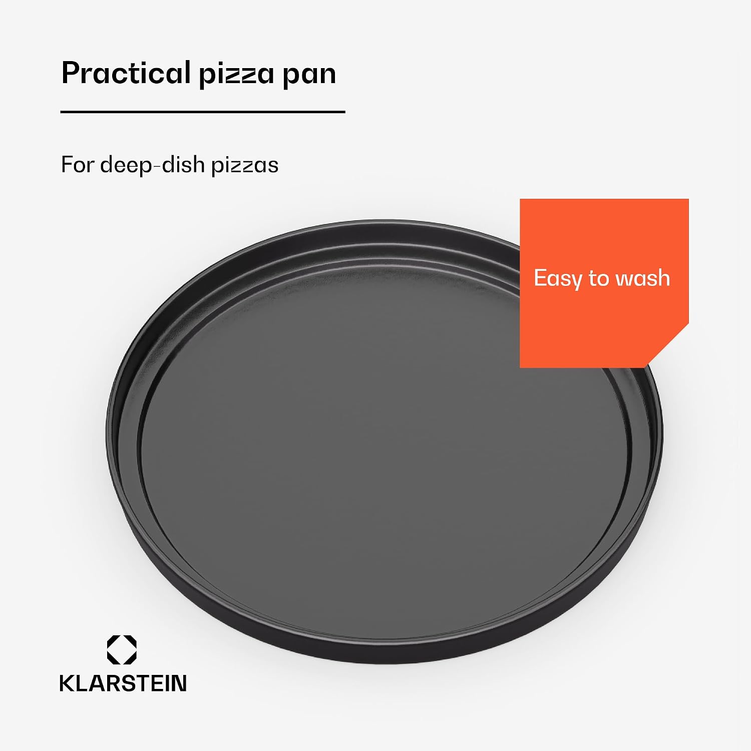 Detalle 1 de Klarstein HEA8-PizzaFornoAcces Pizza Oven Accessory Set with Pan, Glove & Stand
