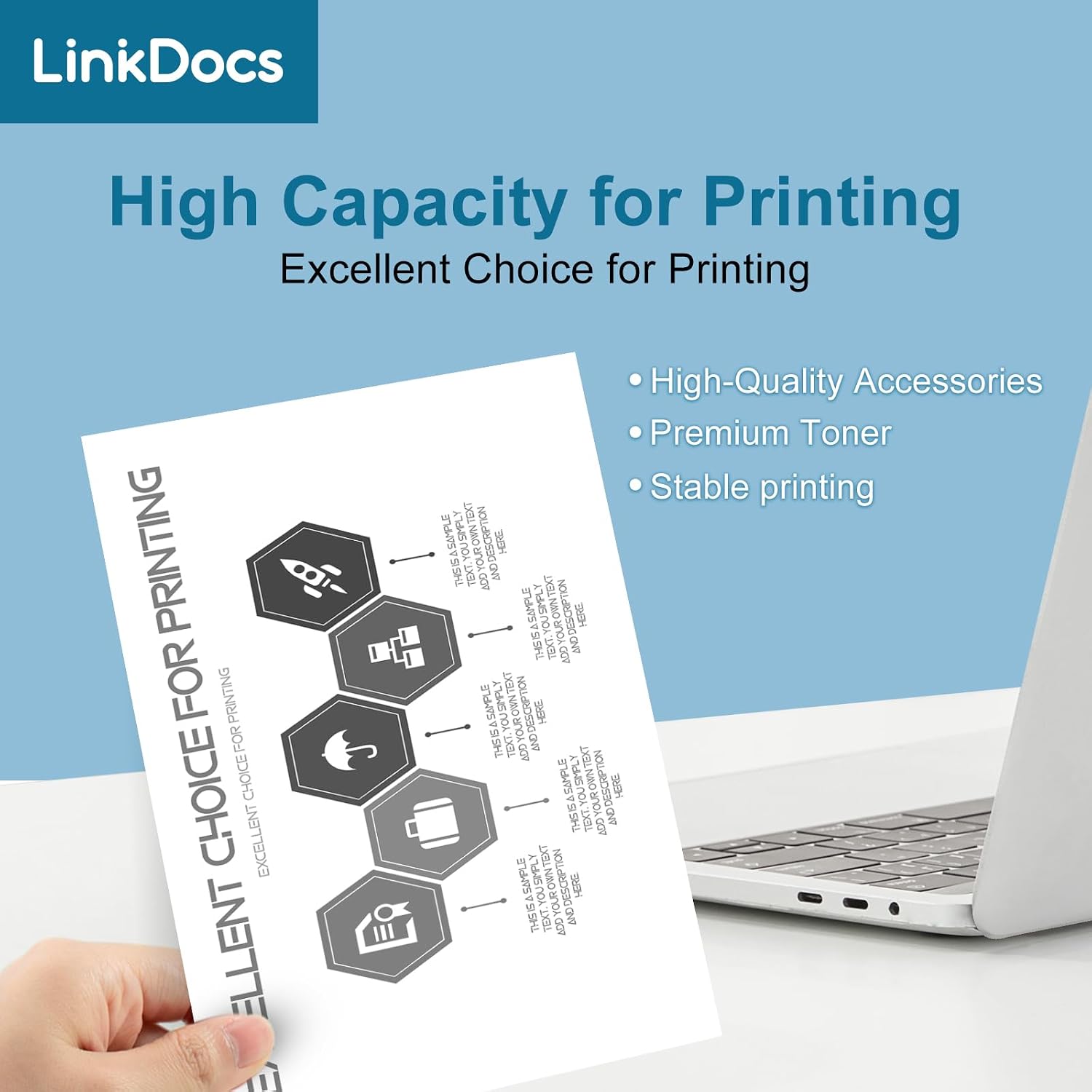 Detalle 1 de LinkDocs Toner Cartridge 147X