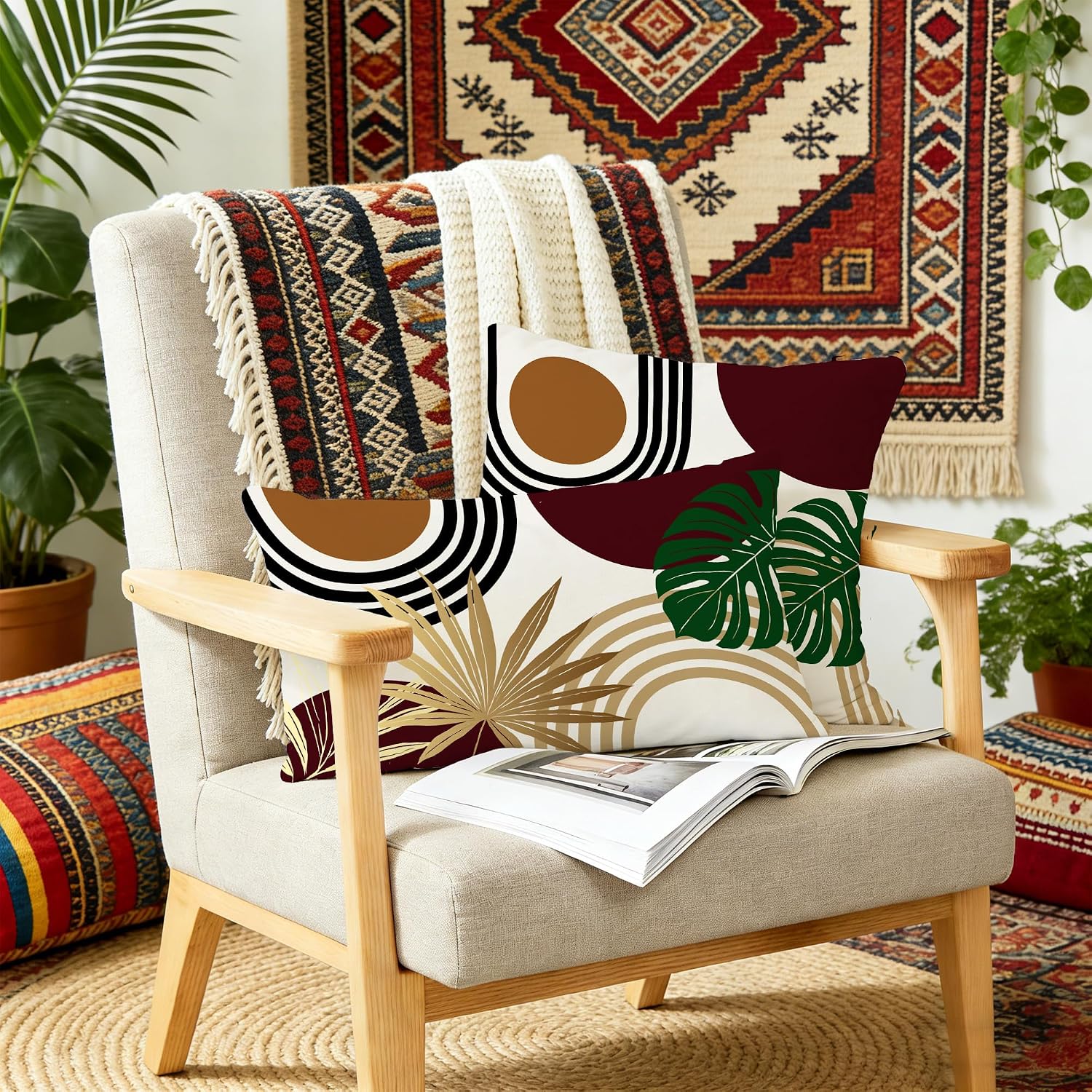 Thumbnail 6 de JSKLKGHN Throw Pillow Covers, 18x18 Inch