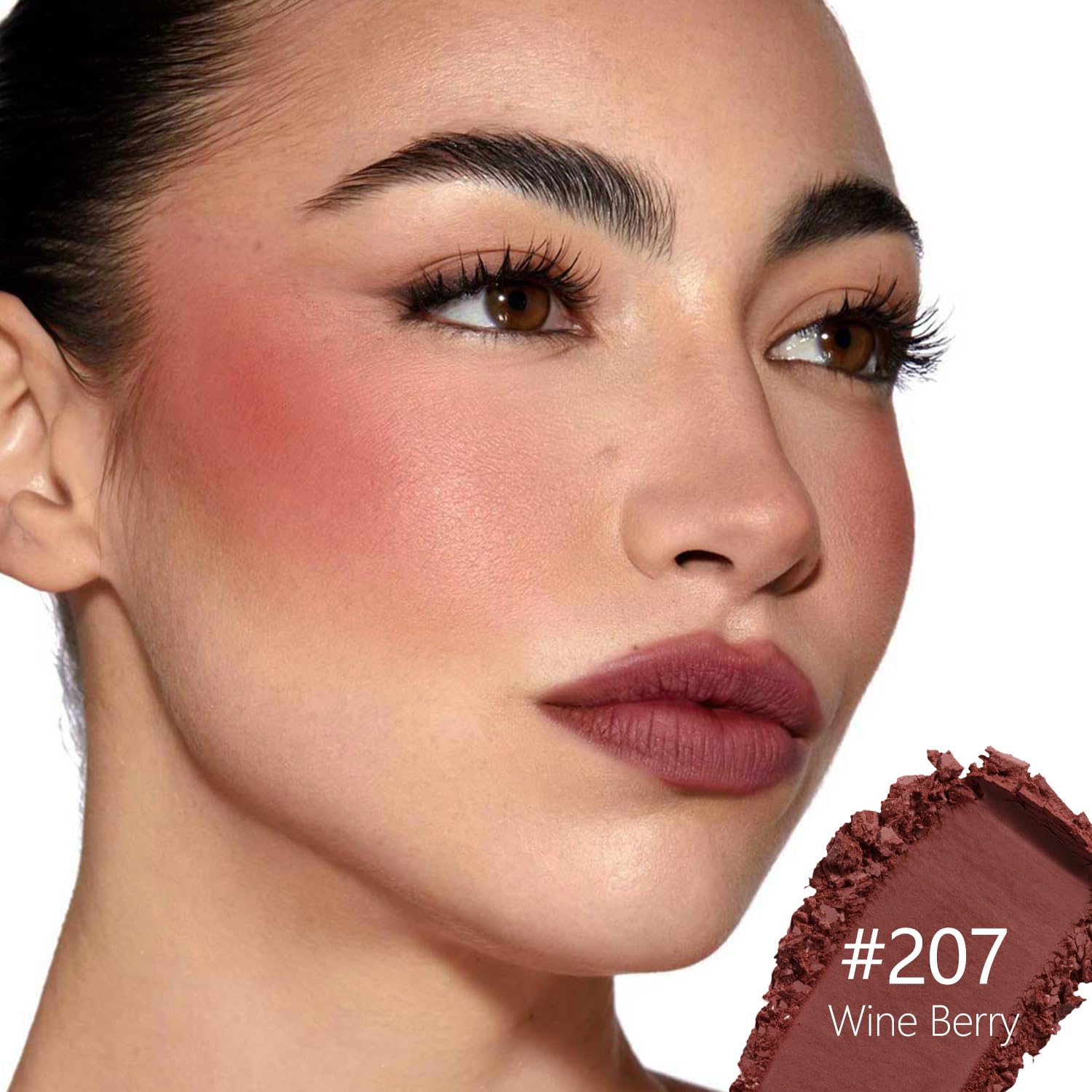 Detalle de Fillwie Cream and Powder Blush Duo in Wine/Berry