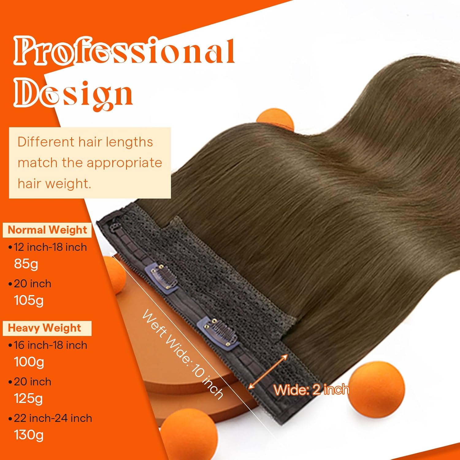 Detalle 2 de Sunny Hair Wire Hair Extensions 18in