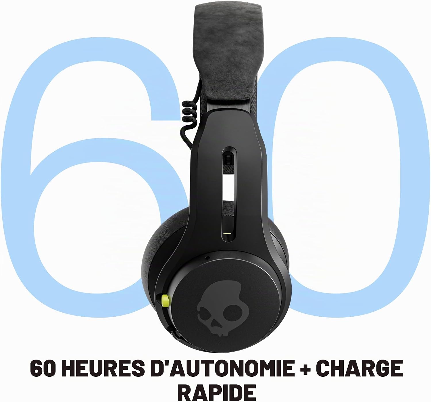 Thumbnail 2 de Skullcandy Icon ANC : Casque Supra-Auriculaire Bluetooth avec ANC, 60 h d’autonomie et Stay-Aware