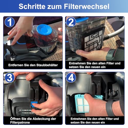 Thumbnail 6 de Fishoney Ersatzfiltersatz für Philips PowerPro Compact – 2 Stück