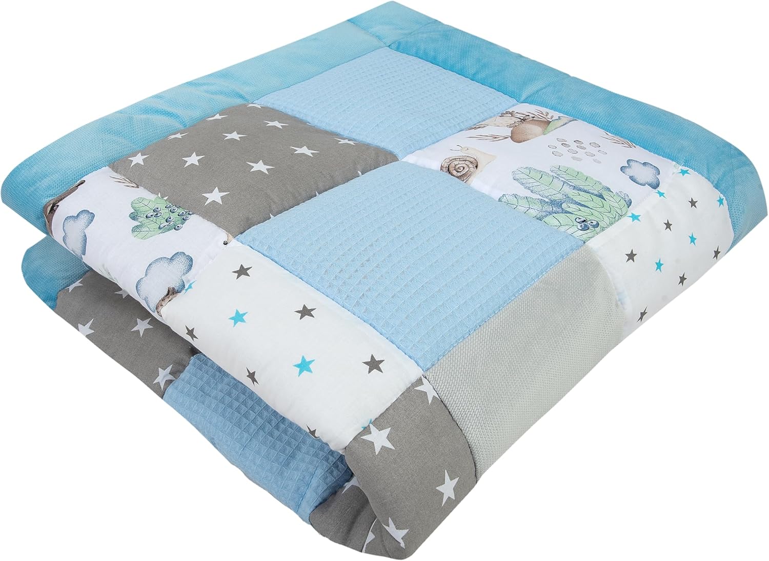 Thumbnail 6 de Medi Partners Tapis d'éveil Bebe 100x100 cm – Motricité et douceur en coton certifié OEKO-TEX