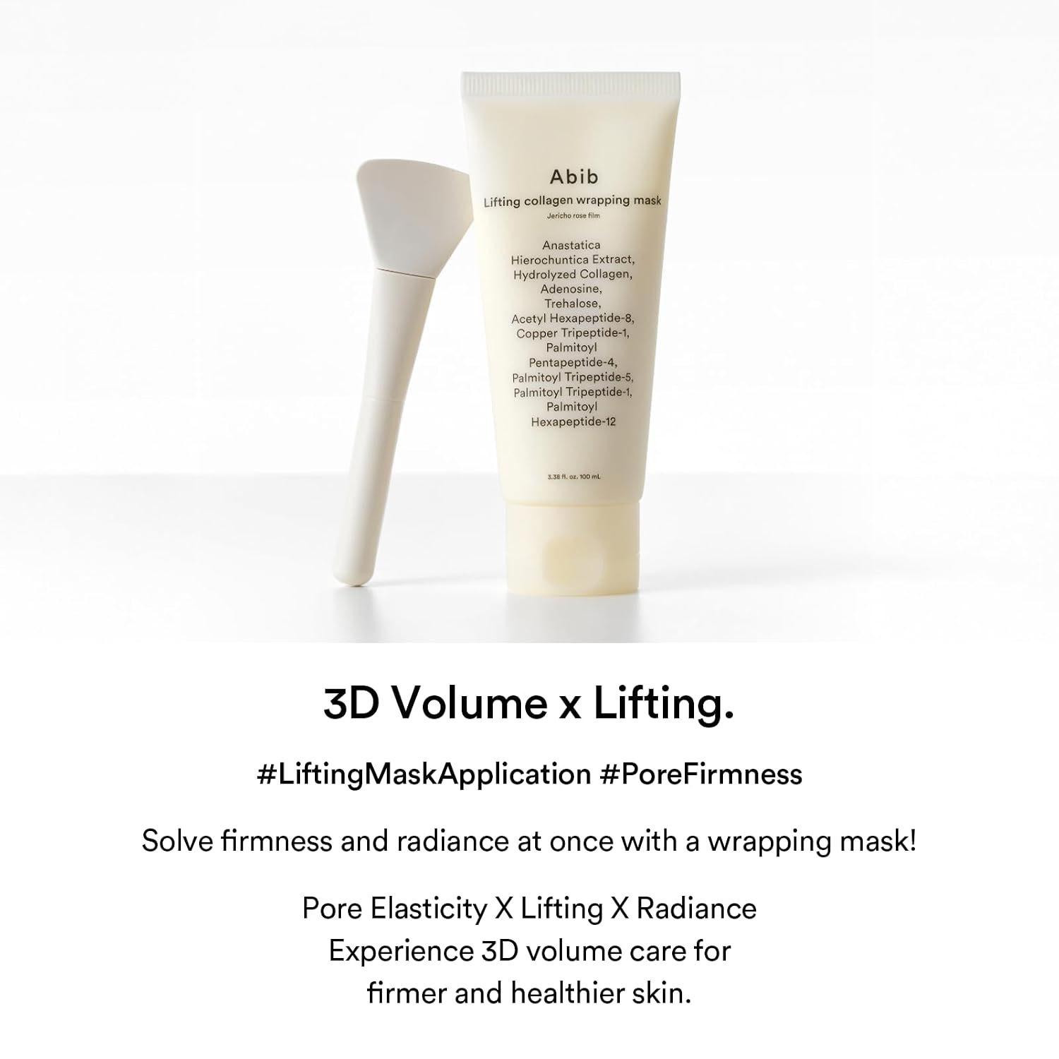 Detalle de Abib Collagen Overnight Wrapping Mask Jericho Rose — Peel-Off Mask for Glass Skin, Pore Tightening & Firming