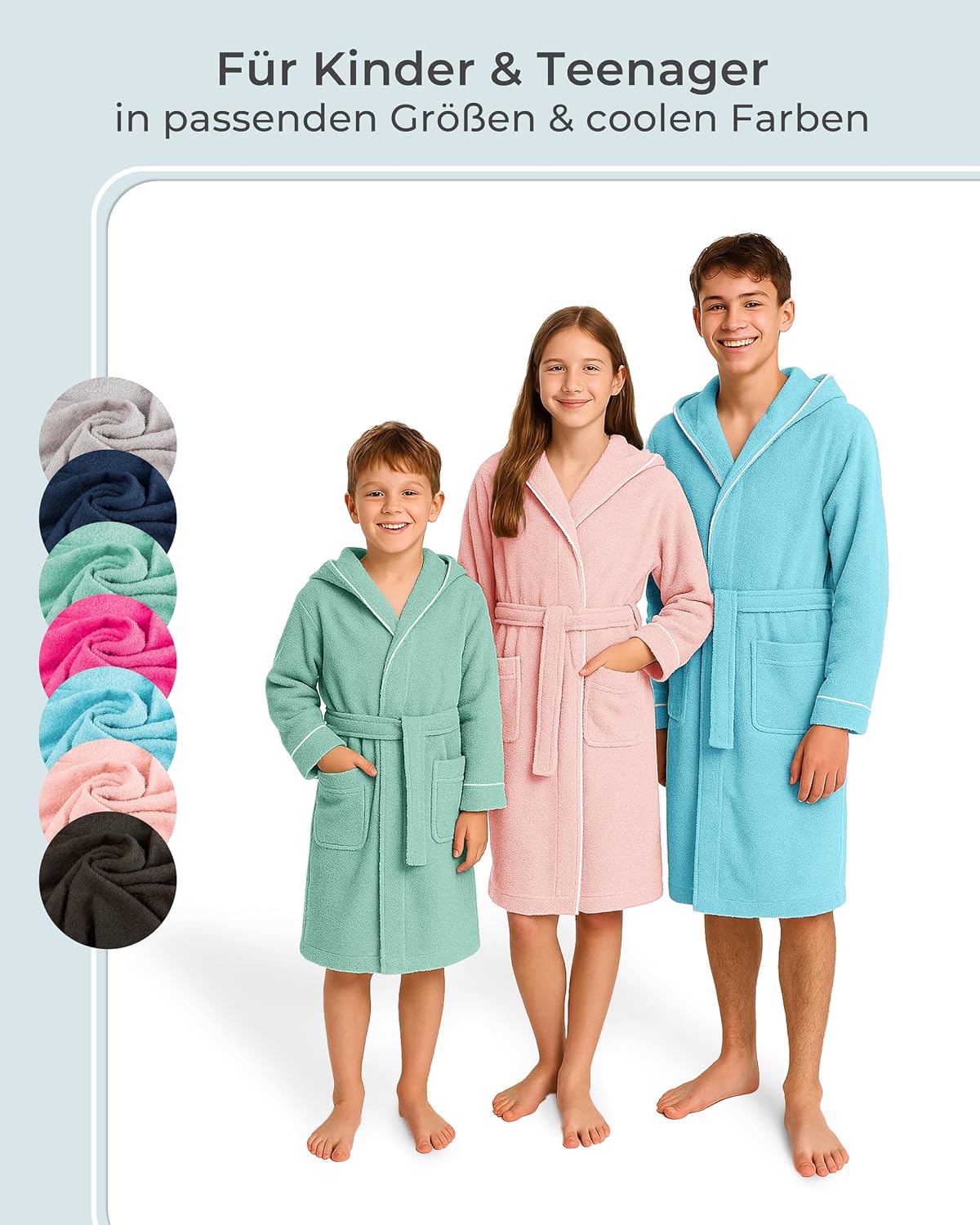 Thumbnail 2 de LAYNENBURG Premium Bademantel Kinder 110–176