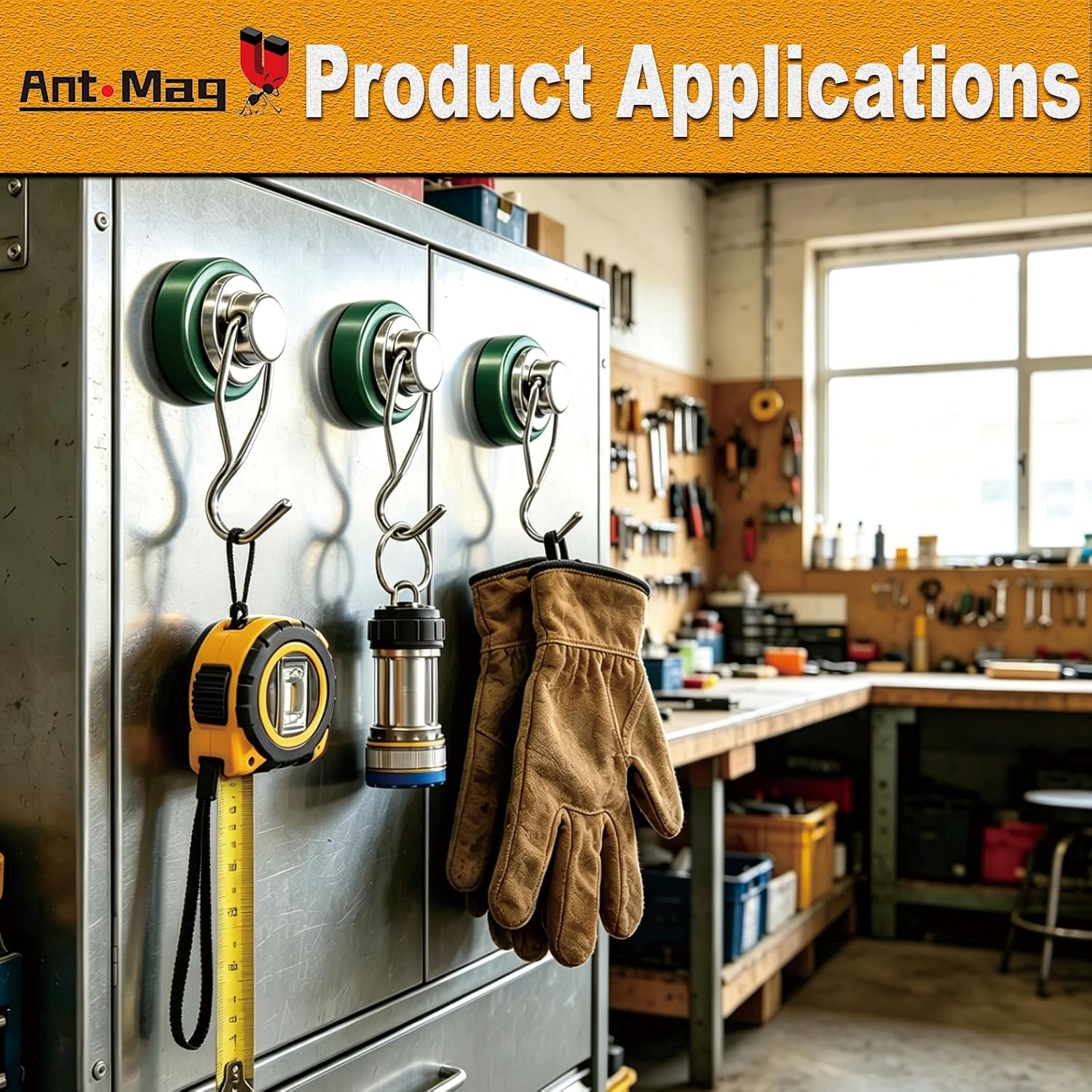 Thumbnail 5 de Ant Mag Magnetic Hooks 100 lb