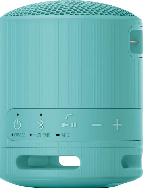 Detalle 2 de Sony SRS-XB100 Doppelpack in Blau – kompakte Bluetooth-Lautsprecher für unterwegs (IP67)