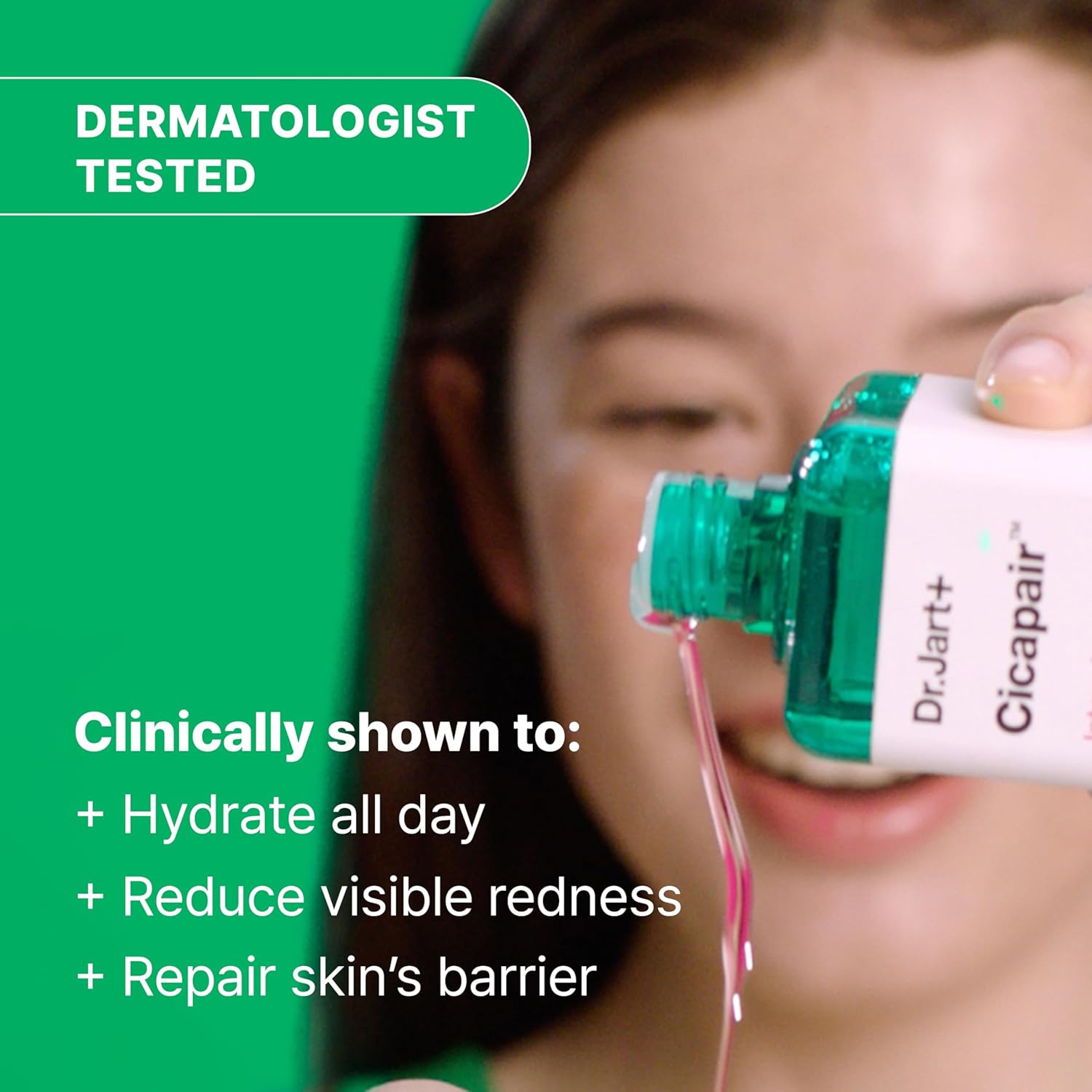 Detalle 2 de Dr.Jart+ Cicapair Intensive Soothing Repair Treatment – Liquid Face Lotion 150 ml