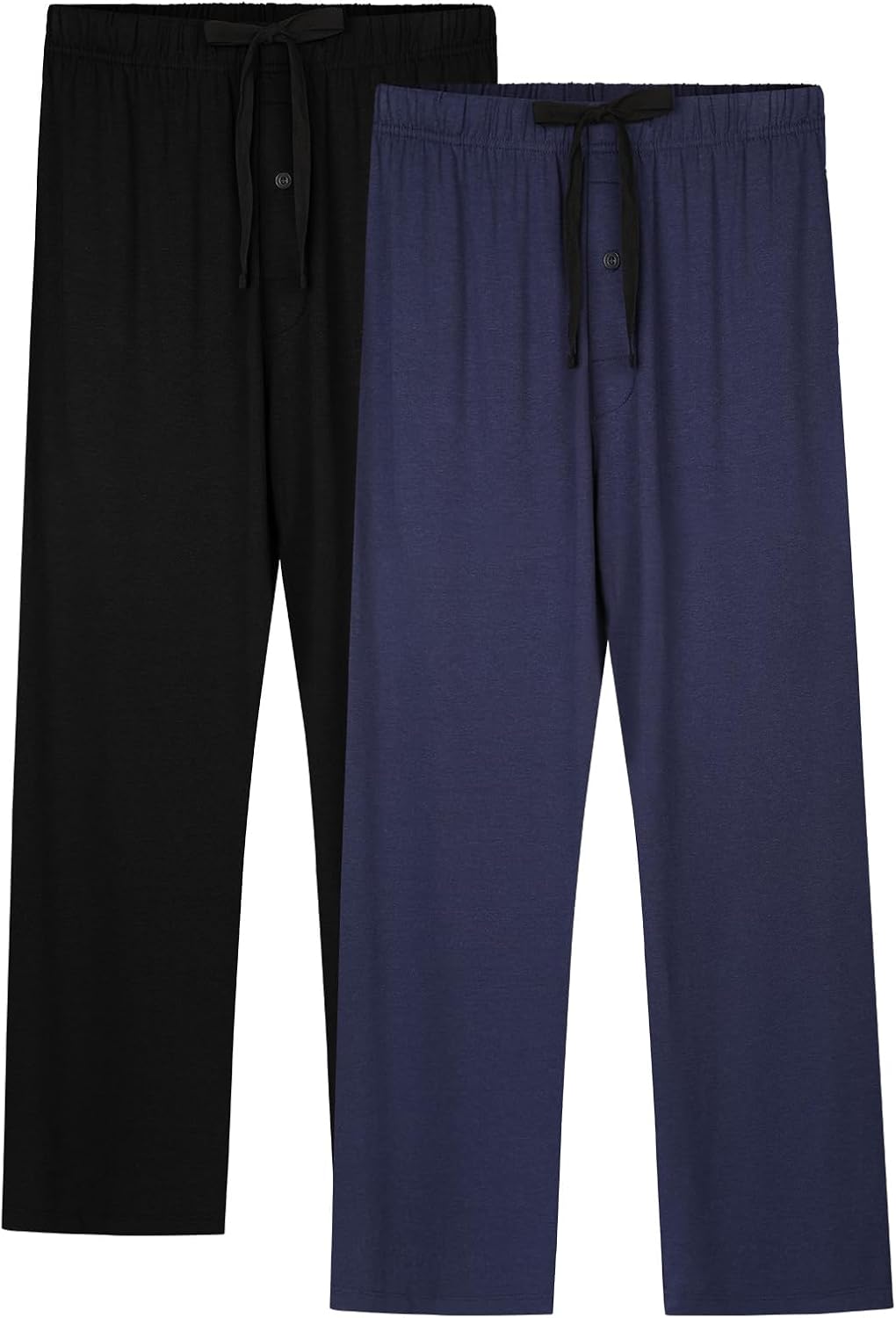 Thumbnail 6 de BAMBOO COOL Men's Pajama Pants Sleep Lounge Bottoms — Soft, Breathable, with Pockets (2 Pack)