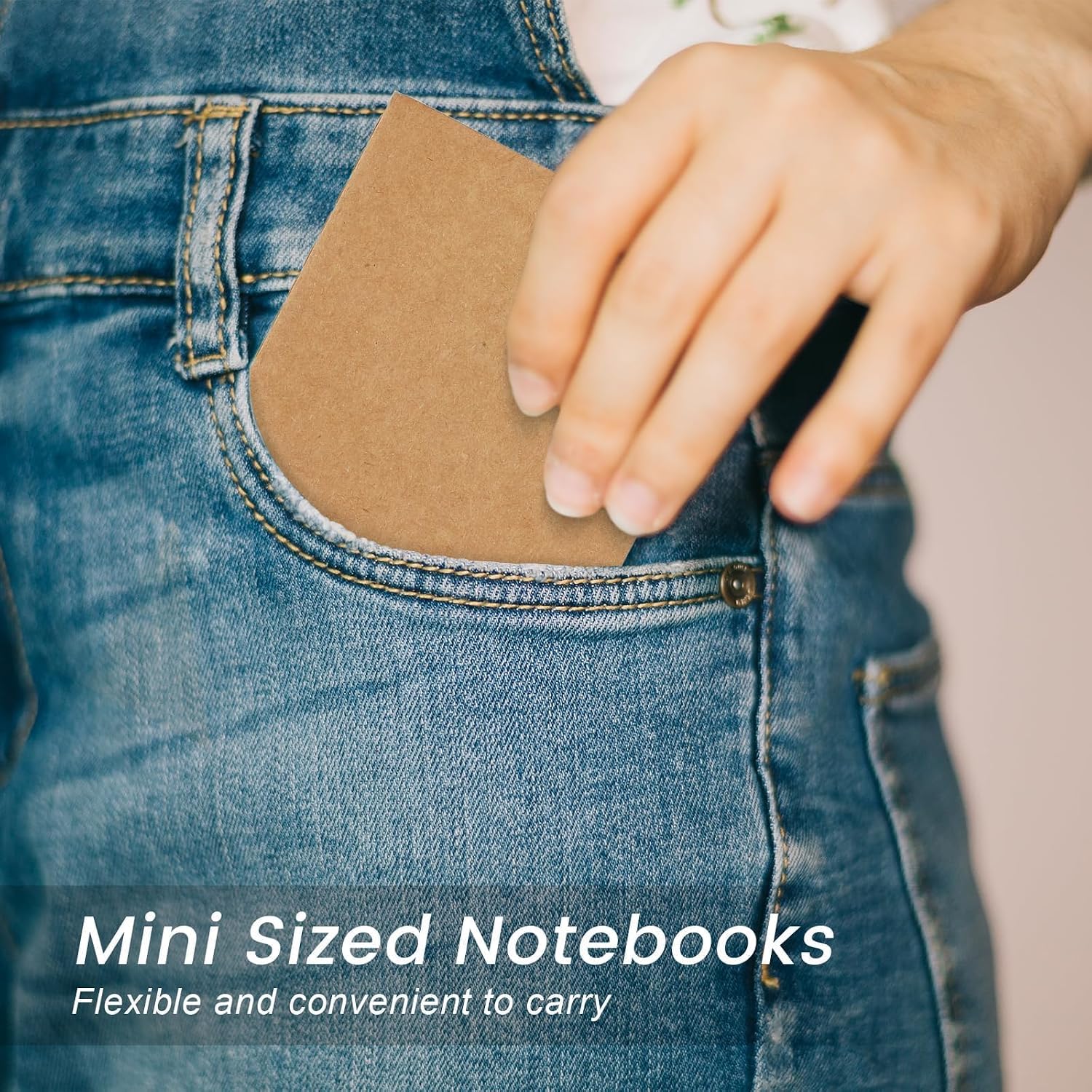 Detalle 1 de Oucaru 32-Pack Mini Notebooks, 3.5 x 5.5-Inch Lined, 60 Pages Each