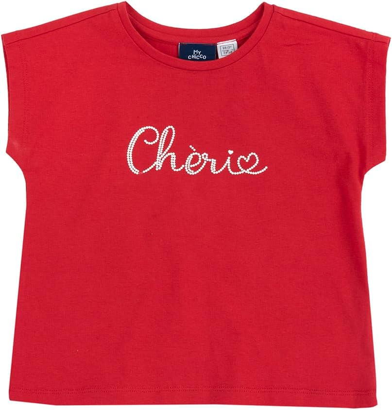 Detalle 2 de Chicco Maglietta a Maniche Corte in Cotone per bambine e ragazze (Pacco da 1)