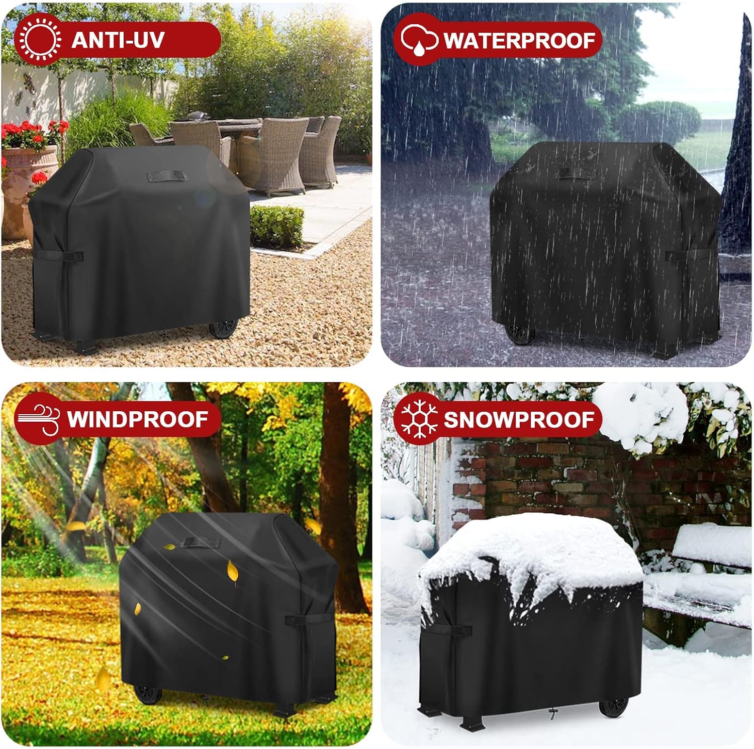 Thumbnail 6 de GARPROVM Funda Barbacoa Impermeable 183x66x130cm ☂