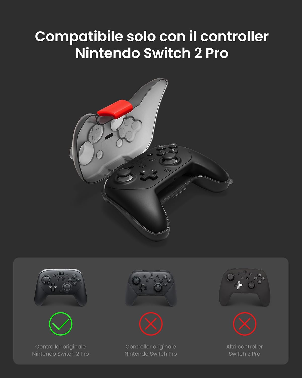 Detalle 2 de tomtoc Custodia Nintendo Switch 2 Pro