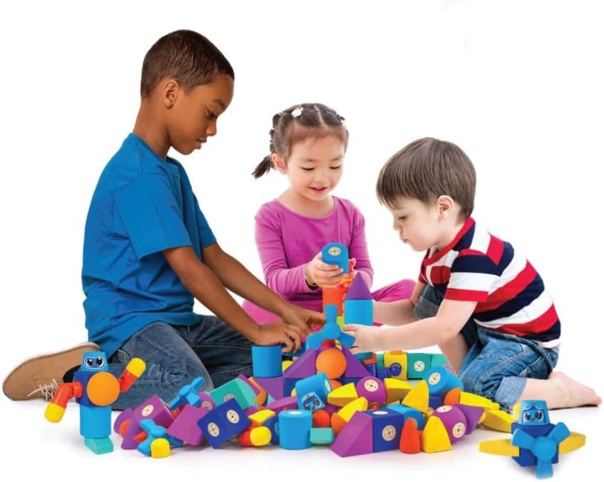 Detalle 2 de Blockaroo Magnetic Foam 50-piece Set 🧩