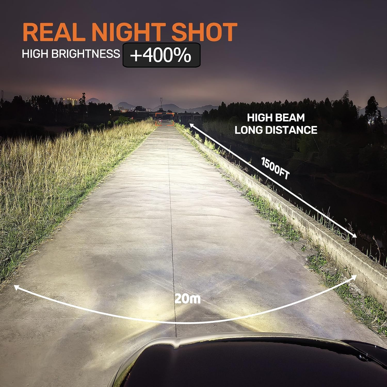 Detalle 2 de H7 LED Headlight Bulb — 30000LM, 6000K, Canbus Error Free, Plug & Play (Pack of 2)