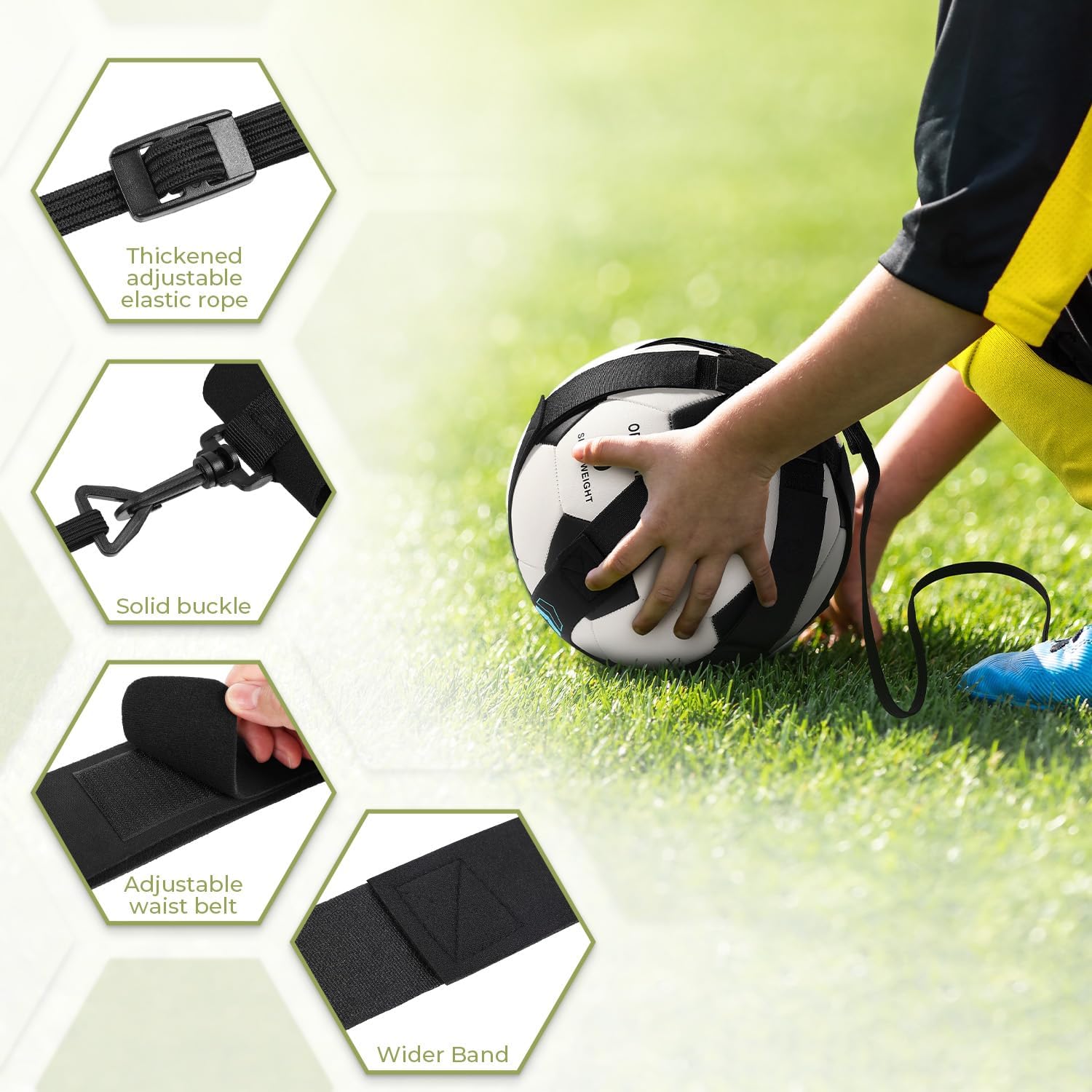 Thumbnail 5 de GHB Football Kick Trainer 10ft elastic rope