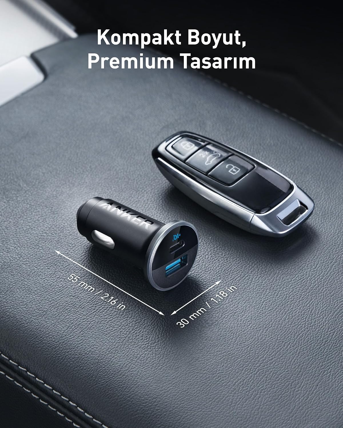 Detalle de Anker car charger 323