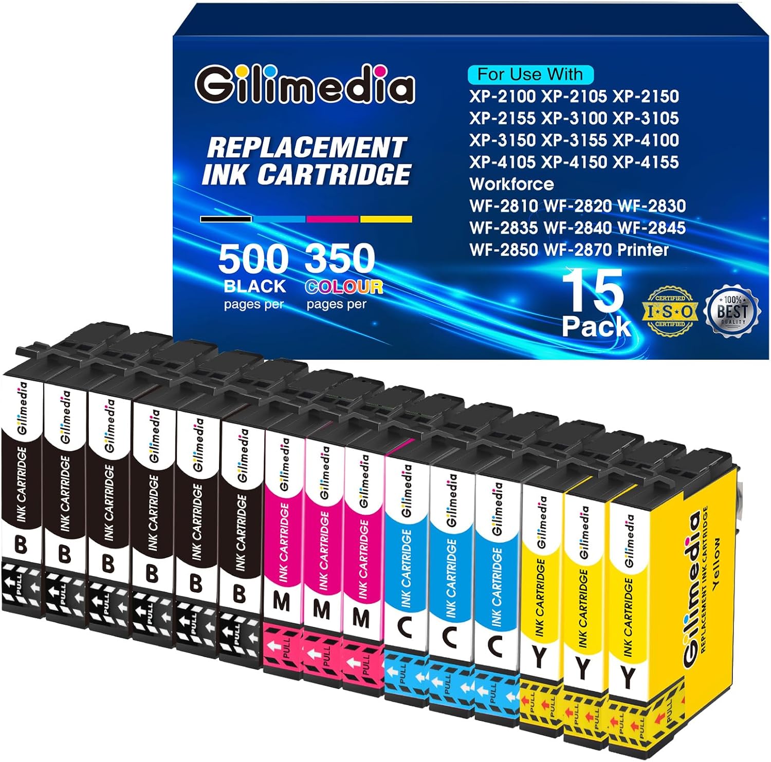 Thumbnail 6 de GILIMEDIA 604XL Ink Cartridges for Epson XP