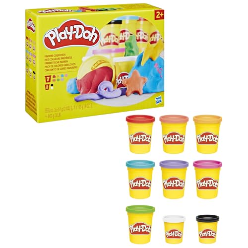 Thumbnail 15 de Play-Doh Favorite Colour Pack of 9 Cans
