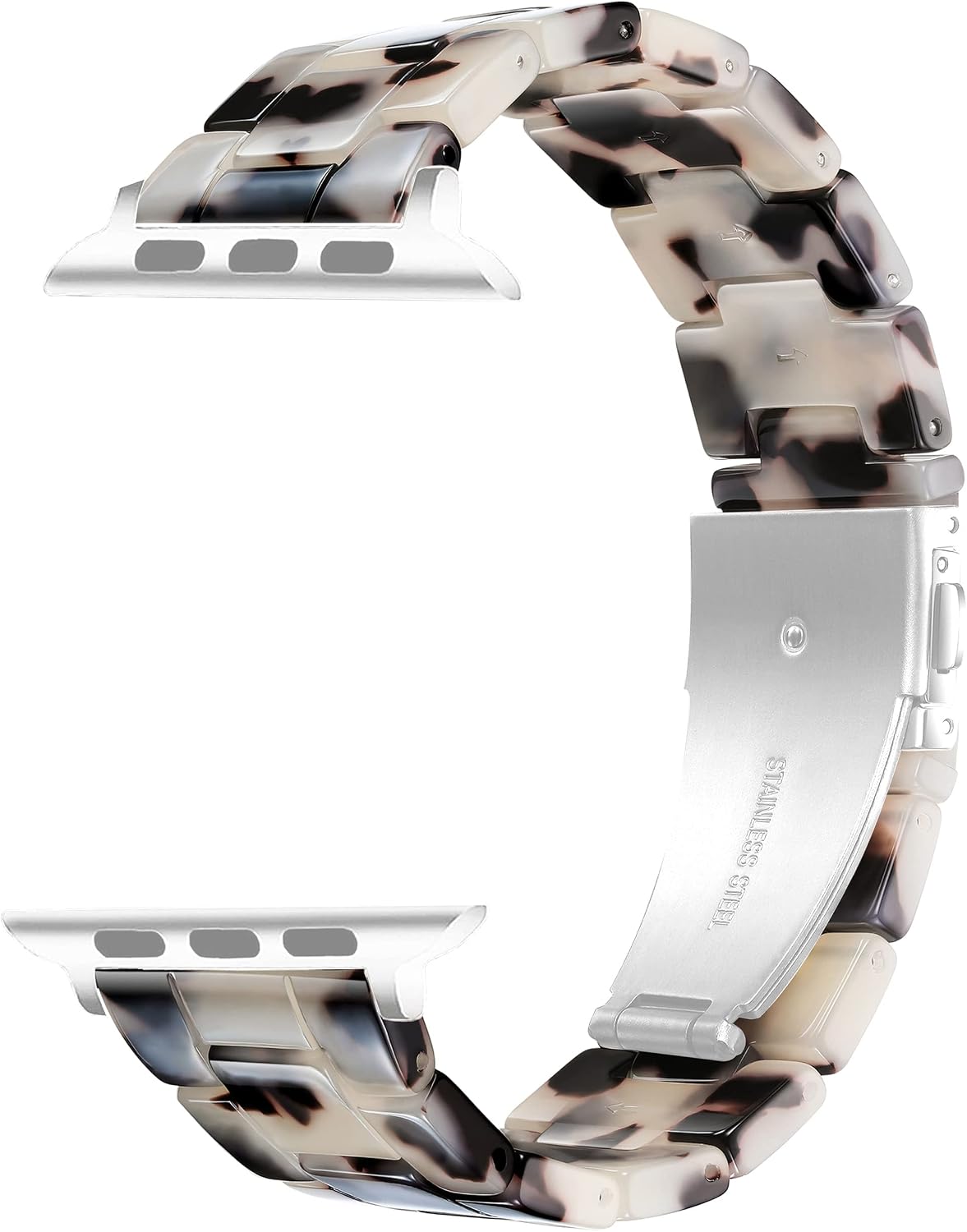 Thumbnail 1 de NYENEIL Lightweight Resin Apple Watch Band with Adjustable Links