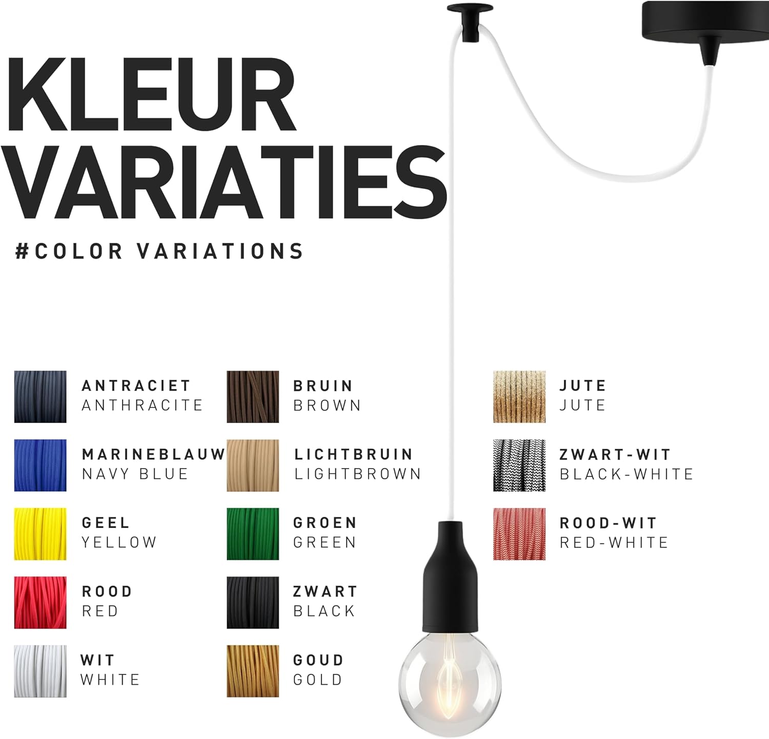 Thumbnail 6 de smartect textielkabel voor lampen, 3G0,75 mm², donkergrijs, 50 meter