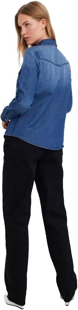 Thumbnail 2 de VERO MODA Vmmaria LS Denim Slim Shirt Mix New: Camicia da Donna