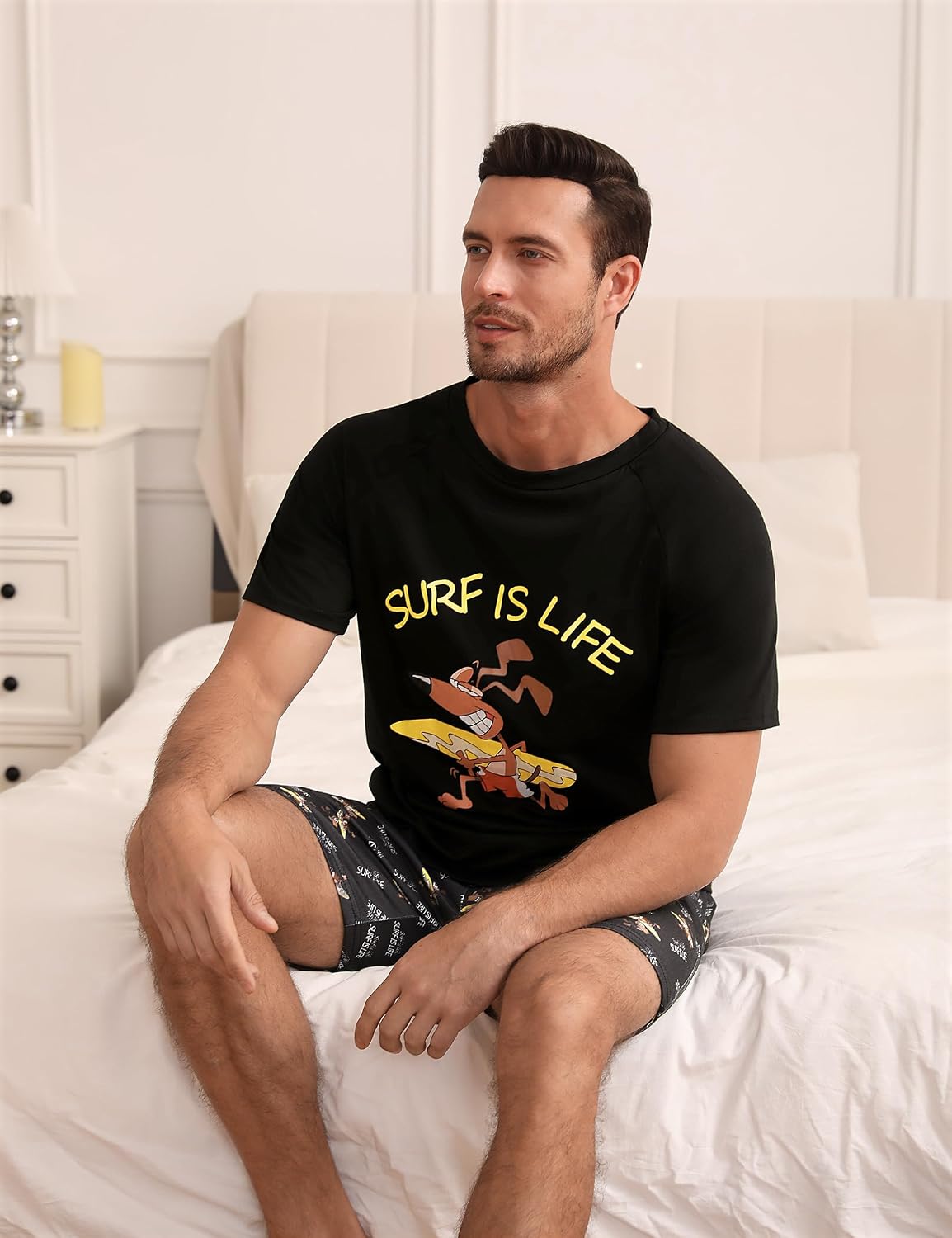 Thumbnail 6 de Jahetuul Pijama Hombre Verano algodón corto