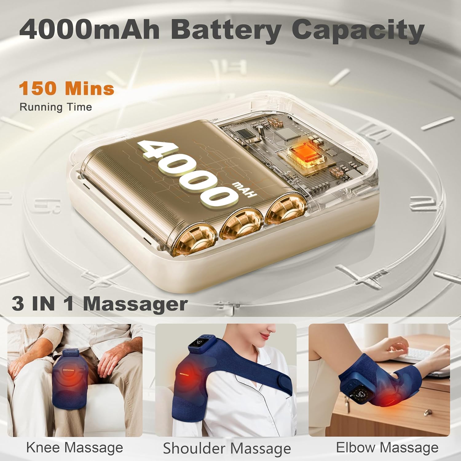 Thumbnail 3 de KingPavonini Cordless Knee Massager for Pain Relief