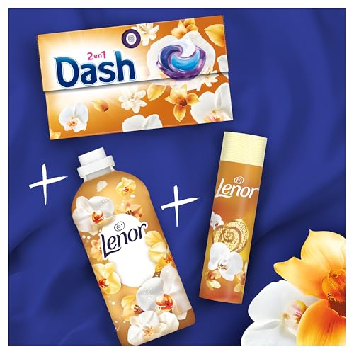 Detalle de Dash 2en1 PODS Lessive Ambre & Orchidée x38 — Capsules lavantes riches en douceur