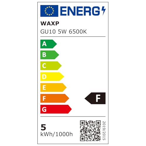 Thumbnail 8 de WAXP GU10 LED Spotlight Bulbs 5W (Cool White, 6500K) – 10 Pack